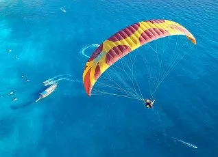 Полет на параплане Второй пилот