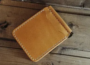 Мастер класс Кожевенное ремесло Зажим для денег или Кардхолдер