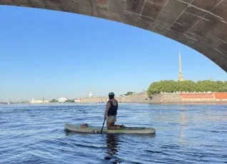 На сапе Вокруг Петропавловской крепости