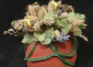 Мастер класс Композиция с сухоцветами