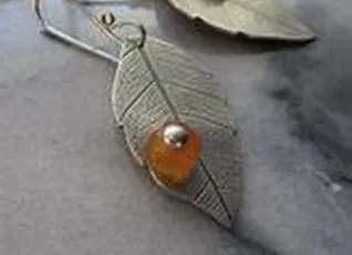 Мастер класс Серьги с фактурной поверхностью