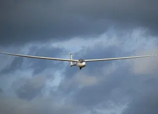 Полёт на планере Twin Astir