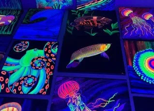 Романтическое свидание Мастер-класс Рисуем в темноте