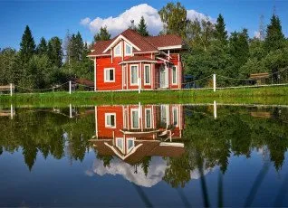 Шале Де Люкс из бруса в глэмпинге Просто Эко