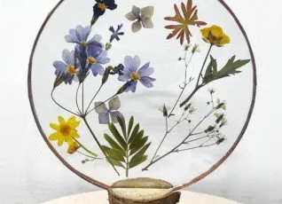 Мастер класс Интерьерный гербарий в стекле