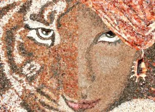 Картины из песка