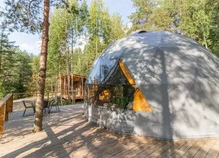 Геокупольные домики База отдыха "ALDI-Karelia"