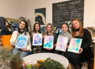 Мастер-класс по рисованию спиртовыми чернилами