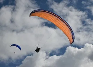 Полет на параплане в п. Углово