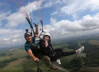 Полет на параплане в тандеме с инструктором