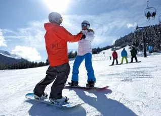 Занятие на Сноуборде