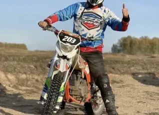 Катание на скоростном треке на мотоцикле или квадроцикле