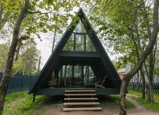 Гостевые дома у водоёма ЁLKI Правдинское озеро A-frame