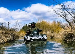 Драйвовое свидание на квадроцикле или снегоходе