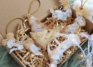 Мастер класс Ёлочные игрушки из эпоксидной смолы