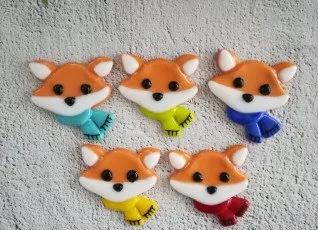 Мастер-класс Брошь в технике фьюзинг