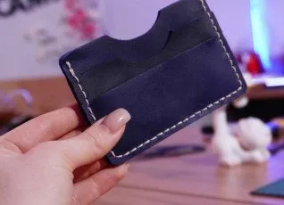 Мастер класс по кожевничеству Картхолдер