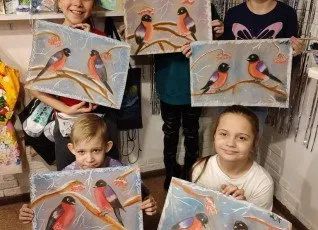 Участие в мастер классах и арт вечеринках