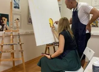 Арт свидание Рисование картины