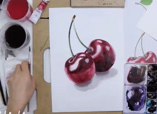 Онлайн курс Основы акварели для начинающих