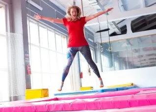 Прыжки на батутах