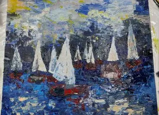 Мастер класс Картина мастихином