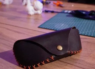 Мастер класс по кожевничеству Футляр для очков