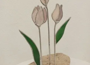 Мастер-класс Букет в технике Тиффани