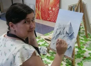 Мастер-класс картина текстурной пастой