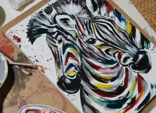 Мастер класс Картина акрилом за 3 часа