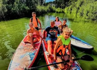 Сплав на сапах по реке Илети