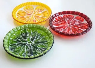 Мастер-класс Лимонница в технике фьюзинг