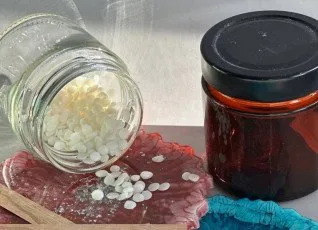 Мастер-класс по созданию ароматической свечи и подстаканника