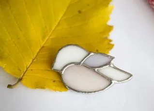 Мастер-класс Брошь в технике Тиффани