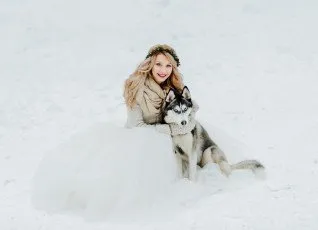 Аренда хаски для фотосессии