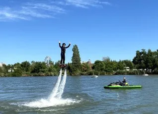 Полет на флайборде