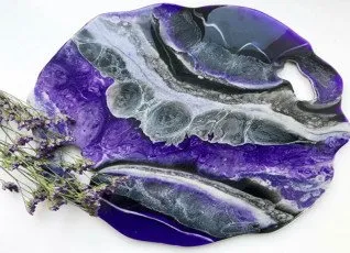 Мастер класс рисование эпоксидной смолой