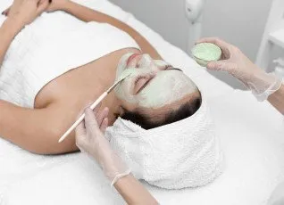 Классический массаж лица с альгинатной маской