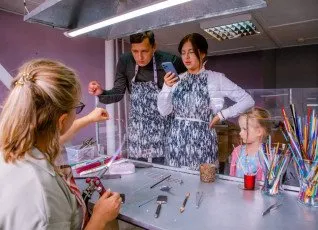 Мастер-класс по стеклу Для всей Семьи