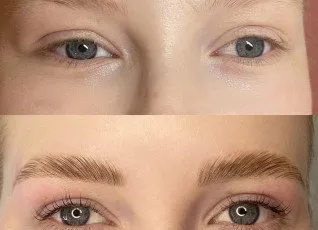 Окрашивание и дизайн бровей