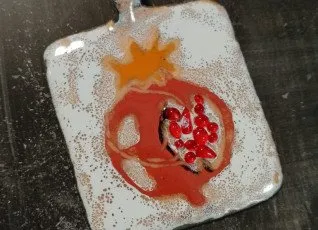 Мастер-класс Кулон в технике горячих эмалей