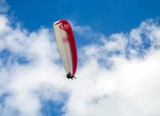 Обучающий полет на параплане