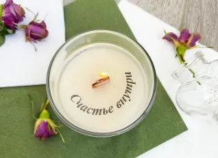 Изготовление свечей из кокосового воска