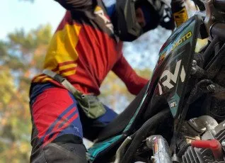 Лесная мотопрогулка в сопровождении инструктора