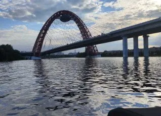 Прогулка на катере в район Москва Сити