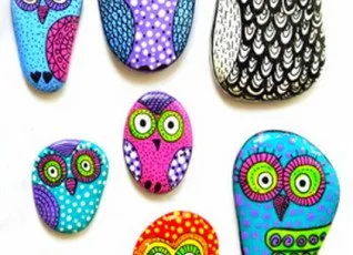 Мастер-класс Роспись камней-магнитов