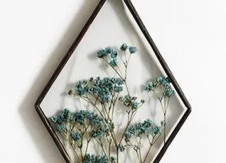 МК Изготовление кулона с сухоцветами в технике Тиффани