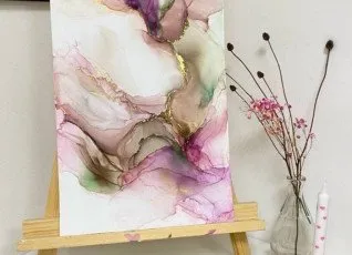 Мастер-класс по алкогольным чернилам