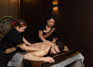 Тайский спортивный oil массаж