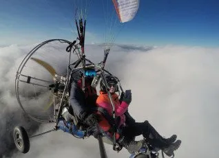 Полет на паратрайке в п. Углово